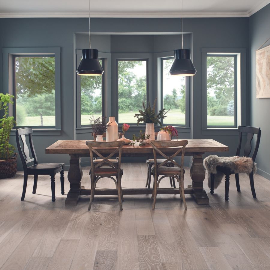 hardwood flooring in a Rawlings dining room