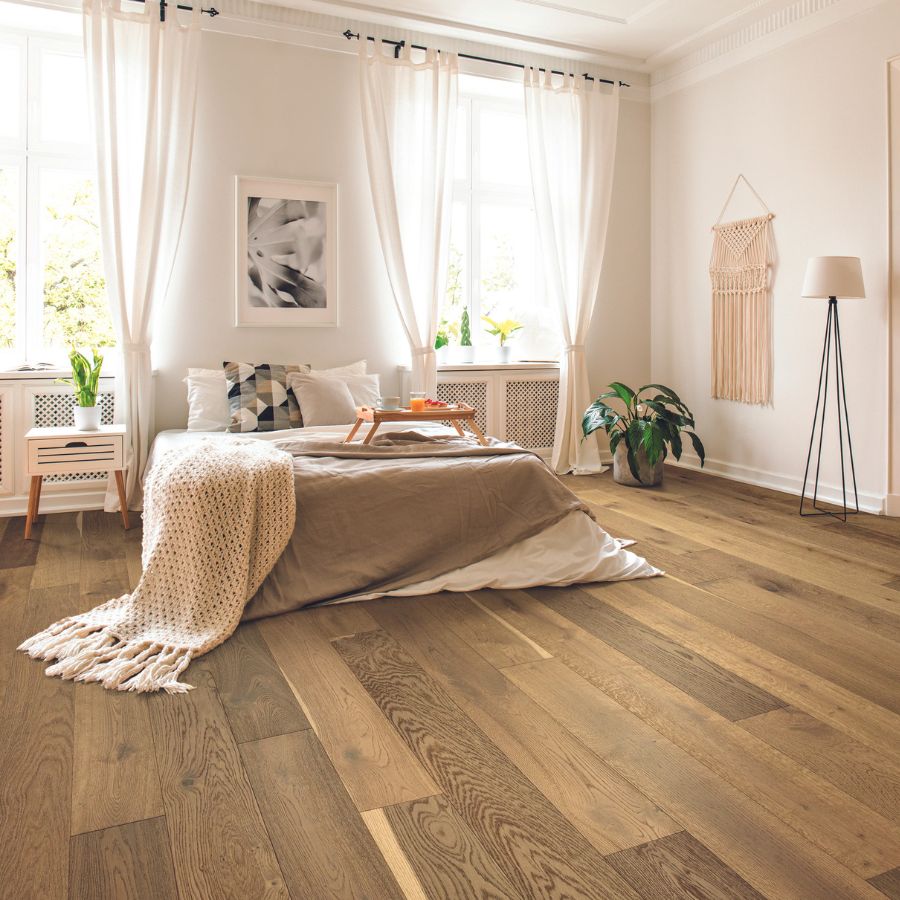 hardwood flooring in a Richland bedroom